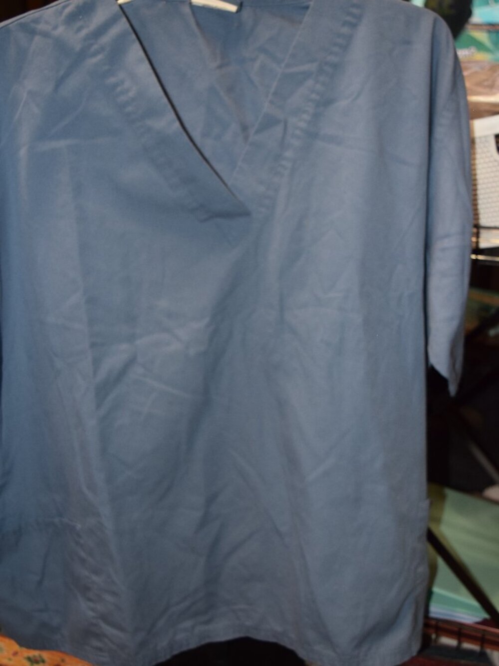 Butter Soft Ciel Blue Scrub Set, Size 3XL